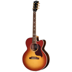 Gibson Parlor Rosewood EC Acoustic Electric Guitar - Rosewood Burst — front angle