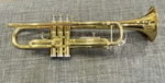 Used Selmer Bundy TR Student Trumpet - With Case and Mouthpiece — side view