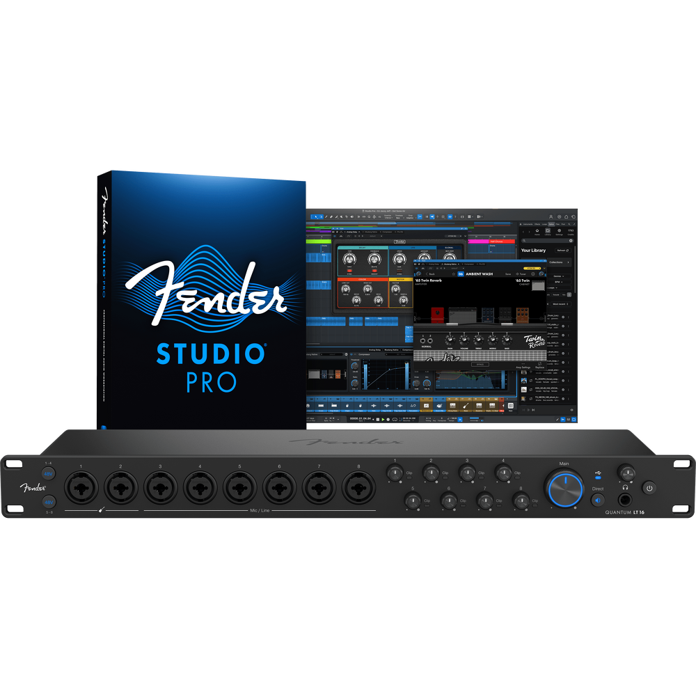Fender Studio Quantum LT 16 USB-C Audio Interface packaging