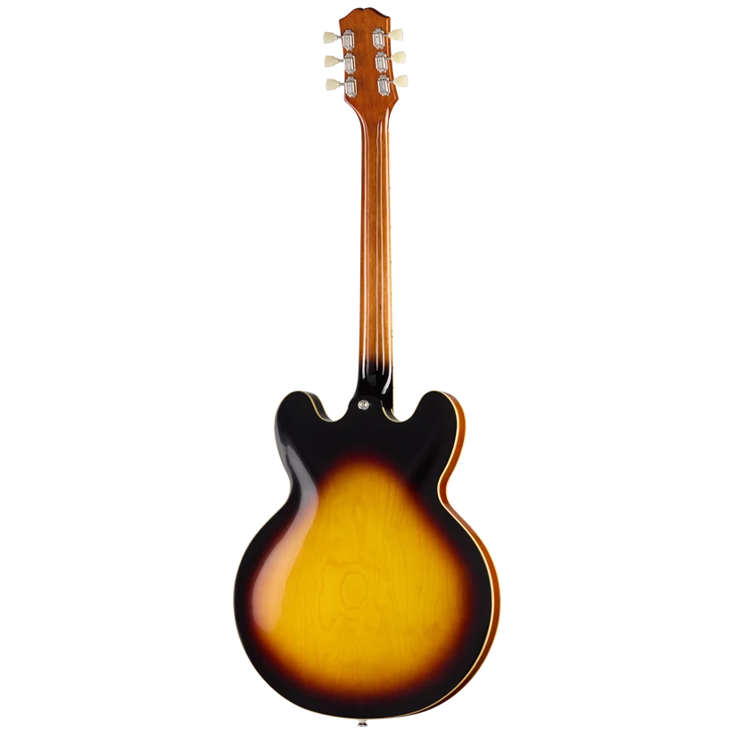 Epiphone ES-335 Semi-Hollowbody Electric Guitar - Vintage Sunburst — back view