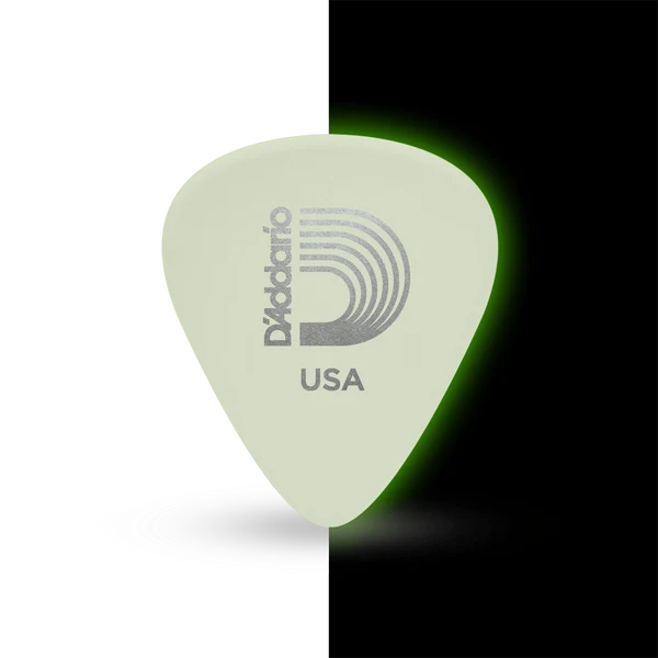 D'Addario 10 Pack Cellu-Glow Guitar Picks - Heavy
