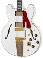 Epiphone Alex Lifeson 1976 ES-355 Reissue Electric Guitar - Alpine White — three-quarter front view