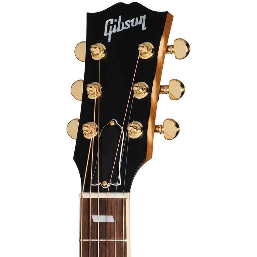 Gibson Parlor Rosewood EC Acoustic Electric Guitar - Rosewood Burst headstock