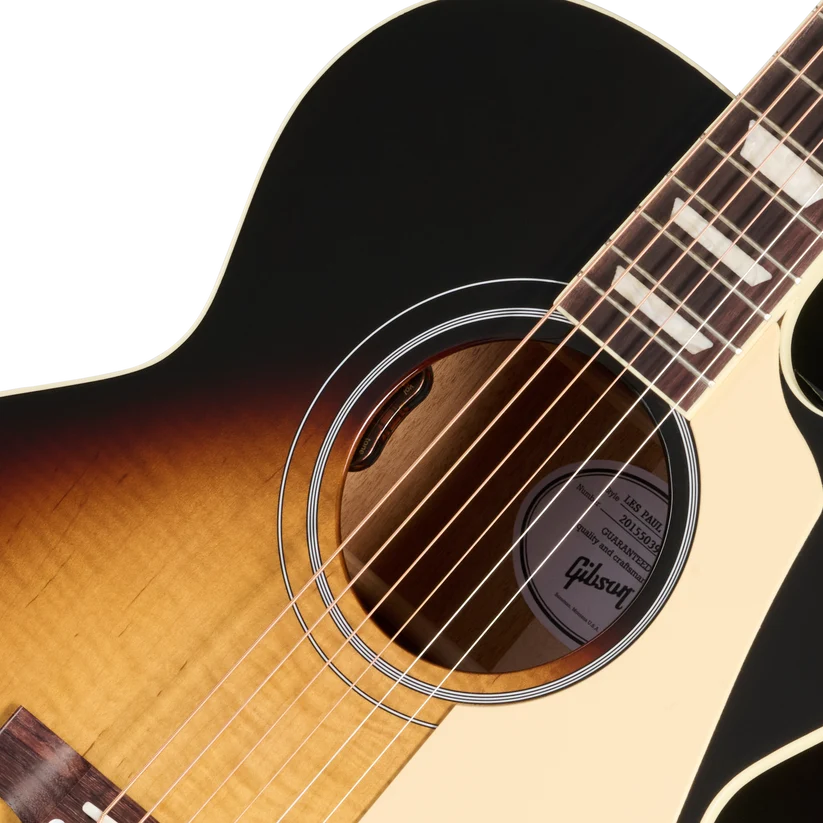 Gibson Les Paul Parlor Acoustic Electric Guitar - Vintage Sunburst — Detail 1