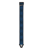 D'Addario Planet Waves Auto Lock Vintage Guitar Strap - Blue Suns — Front 2