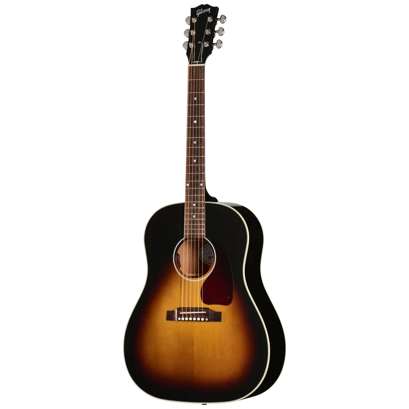 Gibson J-45 Standard Acoustic Electric Guitar - Vintage Sunburst — front angle