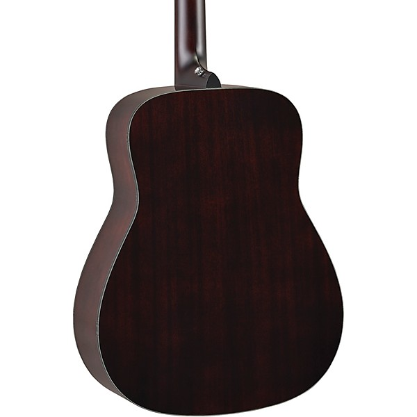 Yamaha TAG1E TransAcoustic Dreadnought Acoustic Electric Guitar - Sand Burst — three-quarter back view