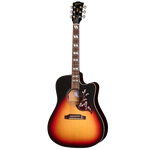 Gibson Hummingbird Studio EC Acoustic Electric Guitar - Tri-Burst Satin — front angle