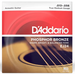 D'Addario EJ24 Phosphor Bronze DADGAD Tuning Acoustic Guitar Strings - True Medium