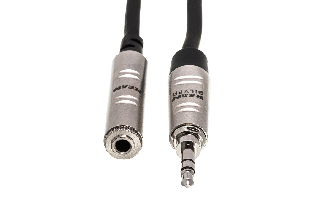 Hosa HXMM Pro 10' Headphone Extension Cable - REAN 3.5 mm TRS to 3.5 mm TRS packaging