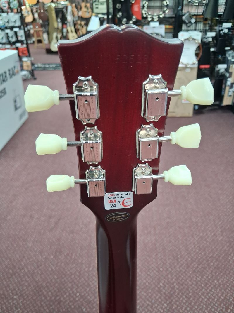Epiphone 'IGC' 1959 Les Paul Standard Electric Guitar - Iced Tea Burst (B-Stock) headstock, back
