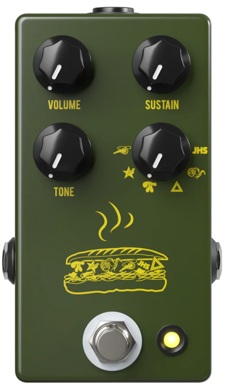 JHS Muffuletta Fuzz Pedal - Army Green
