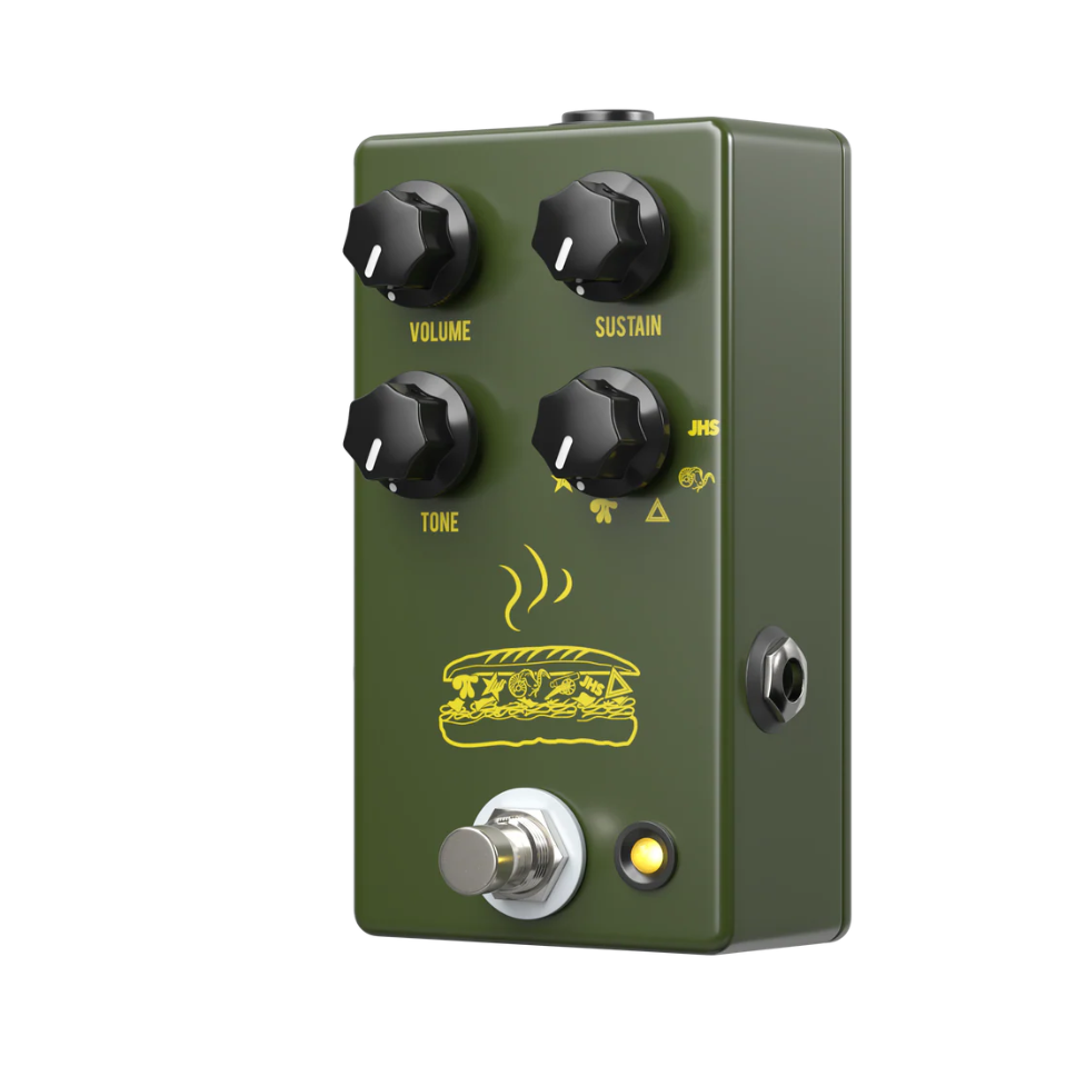 JHS Muffuletta Fuzz Pedal - Army Green 3