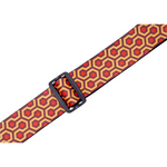 Levys MP2-007 2" Wide Polyester Guitar Strap - Hexagon 2