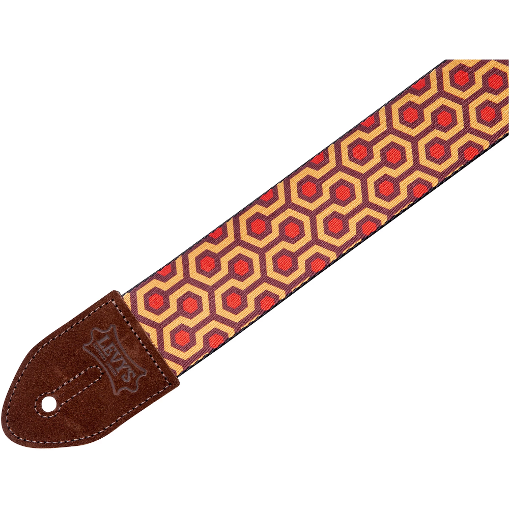 Levys MP2-007 2" Wide Polyester Guitar Strap - Hexagon 3