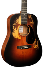 Martin D Jr-E Street Legend Burst Acoustic Electric Guitar - Custom Ink