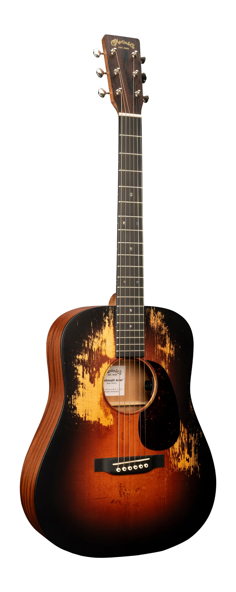 Martin D Jr-E Street Legend Burst Acoustic Electric Guitar - Custom Ink 2