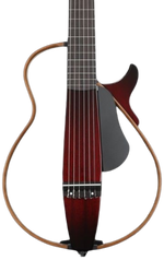Yamaha SLG200N Nylon String Silent Guitar - Crimson Red Burst