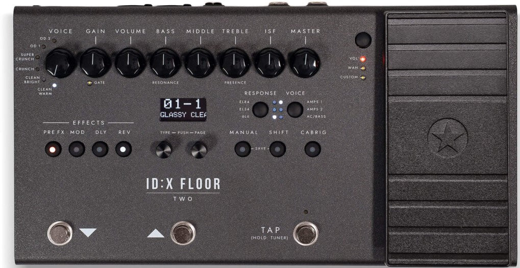 Blackstar ID:X Floor 2 Floorboard Multi-Effects Pedal With Expression Pedal - Black