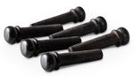 Taylor 7252 Bridge Pins (Black Plastic) - 6 pack