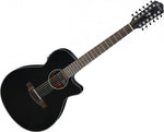 Ibanez AEG5012BK Acoustic-Electric 12-String Guitar (Black) No Case 4