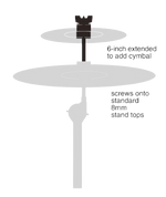 Gibraltar SC-MCSA6 6\" Mini Cymbal Stacker 4