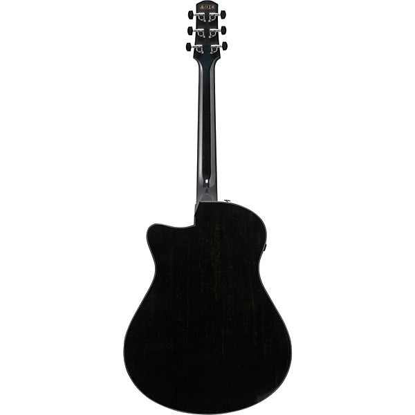 Ibanez AAM340CE Advanced Auditorium Acoustic Electric Guitar - Rustic Black 4