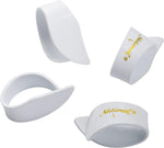 National NP8W-04 Large Celluloid Thumb Picks - White (4 Pack) 2