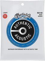 Martin MA140 80/20 Bronze Acoustic Guitar Strings - Light (12-54)