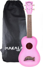 Kala Makala 'Dolphin' Soprano Ukulele - Pink Burst 4