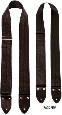 Perris EASY-7179 2” Black Garment Leather With Smooth Black Seatbelt Backing