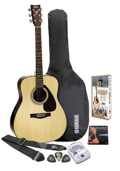 Yamaha Gigmaker Acoustic Guitar Package Natural