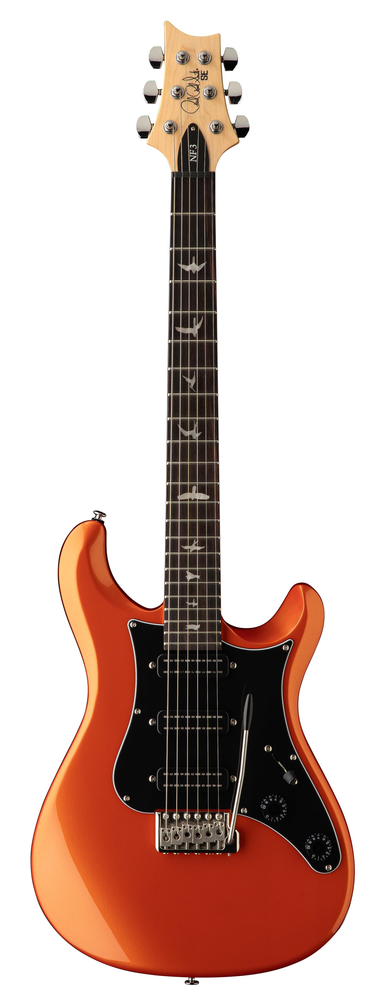PRS SE NF3 Electric Guitar - Metallic Orange With Rosewood Fretboard 4