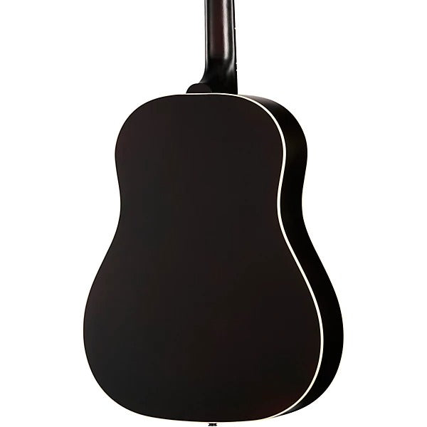 Gibson J-45 Special Acoustic Electric Guitar Satin Vintage Sunburst back three-quarter view