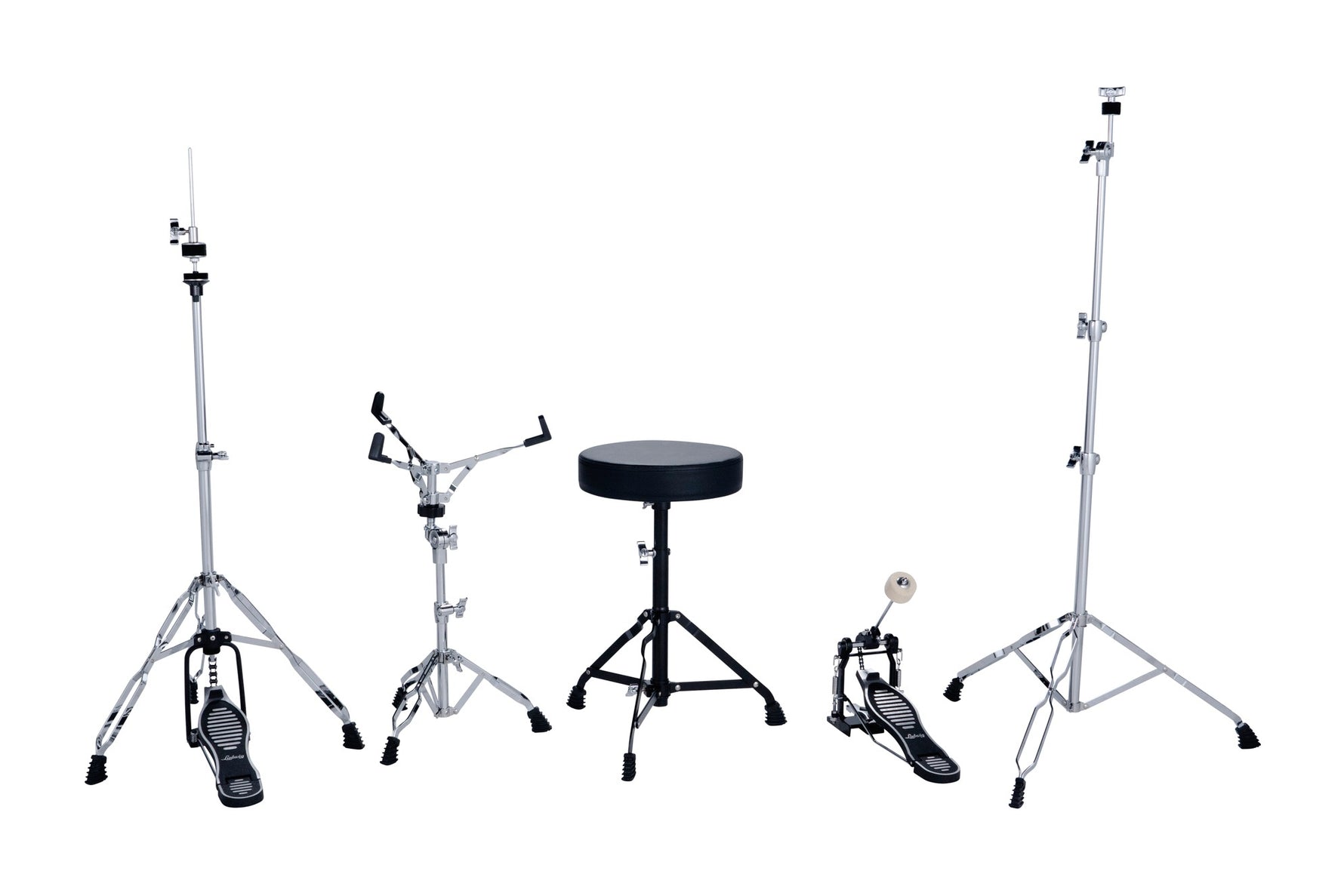 Ludwig Accent Fuse 5 Piece Drum Set - Moon Dust 4