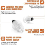 Alpine PartyPlug Pro Natural Sound Filter Earplugs 4