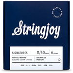 Stringjoy Signatures Balanced Nickel Wound Electric Guitar Strings - Medium Gauge