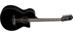 Ibanez AEG5012BK Acoustic-Electric 12-String Guitar (Black) No Case 5