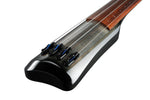 Ibanez UB804BUL Upright 4 String Electric Bass Guitar - Black Ice Burst Low Gloss 2