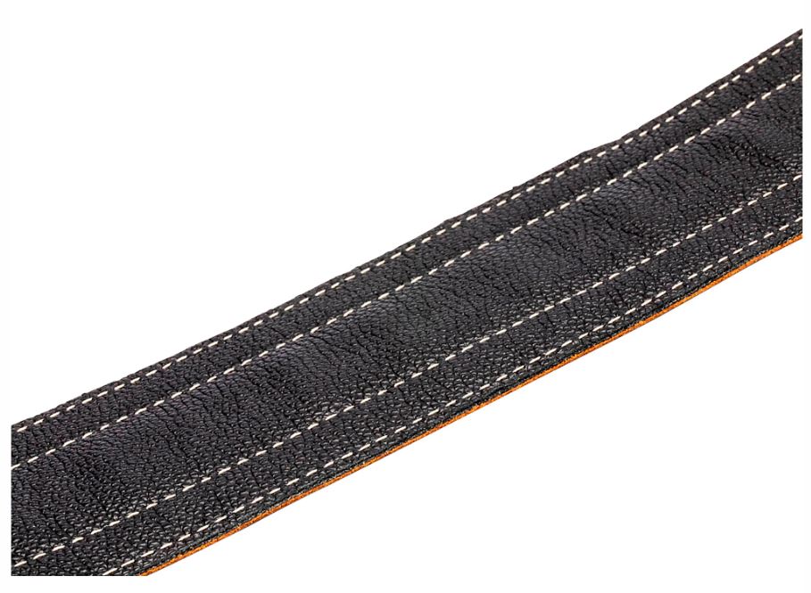 Taylor American Dream Leather Strap (Brown/Black with White Stitching) 3