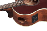 Ibanez AE100BUF Grand Auditorium Acoustic Electric Guitar - Burgundy Flat 2