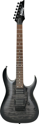 Ibanez GRGA120QATKS Electric Guitar with Quilted Ash Top (Transparent Black) 2