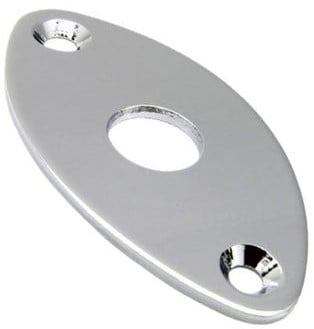 Allparts AP-0615-010 Football Jackplate - Chrome