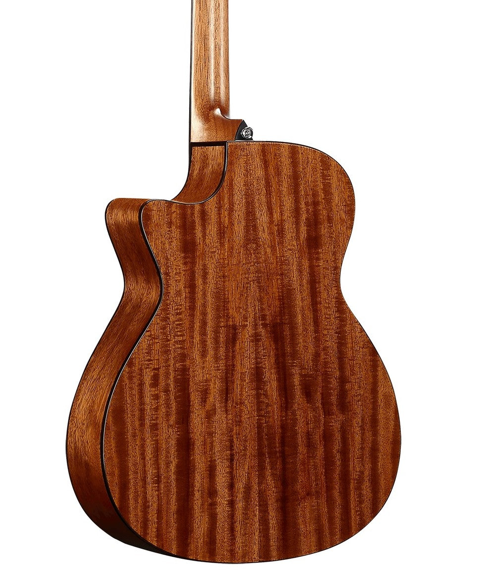 Alvarez AG60CE Grand Auditorium Acoustic Electric Guitar - Natural, back view
