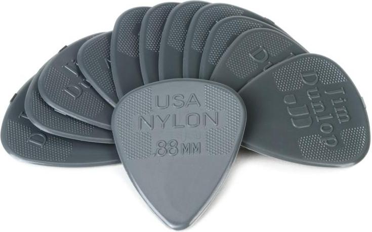 Dunlop Standard Nylon Pick Pack (Dark Grey .88) 2