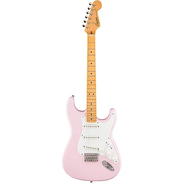 Squier Classic Vibe '50s Stratocaster HT Electric Guitar - Shell Pink 5