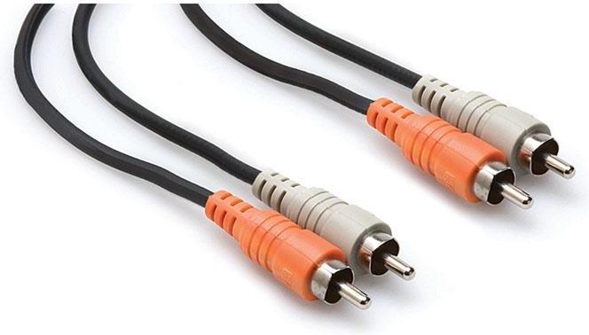 Hosa CRA203 RCA (Male) - RCA (Male) Dual Cable 9.8'
