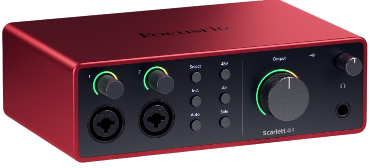Focusrite Scarlett 4i4 4th Gen USB Audio Interface 3