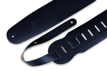 Levy's M4-BLK 3.5-Inch Leather Guitar Strap (Black) 2