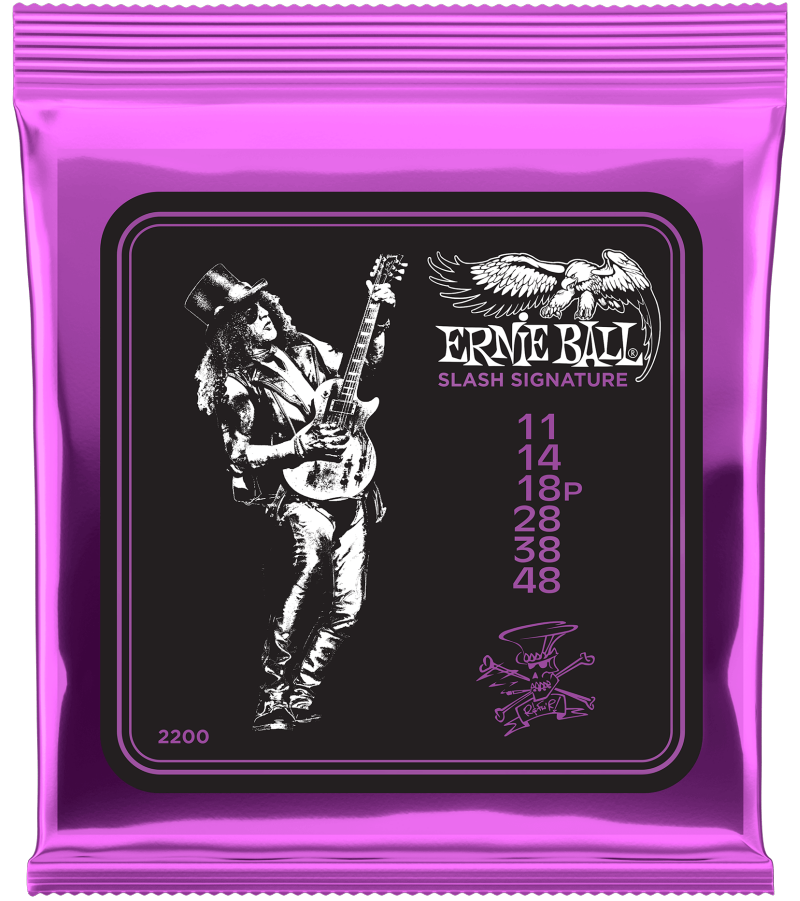 Ernie Ball 2200 Slash Signature Power Slinky Electric Guitar Strings - .011-.048